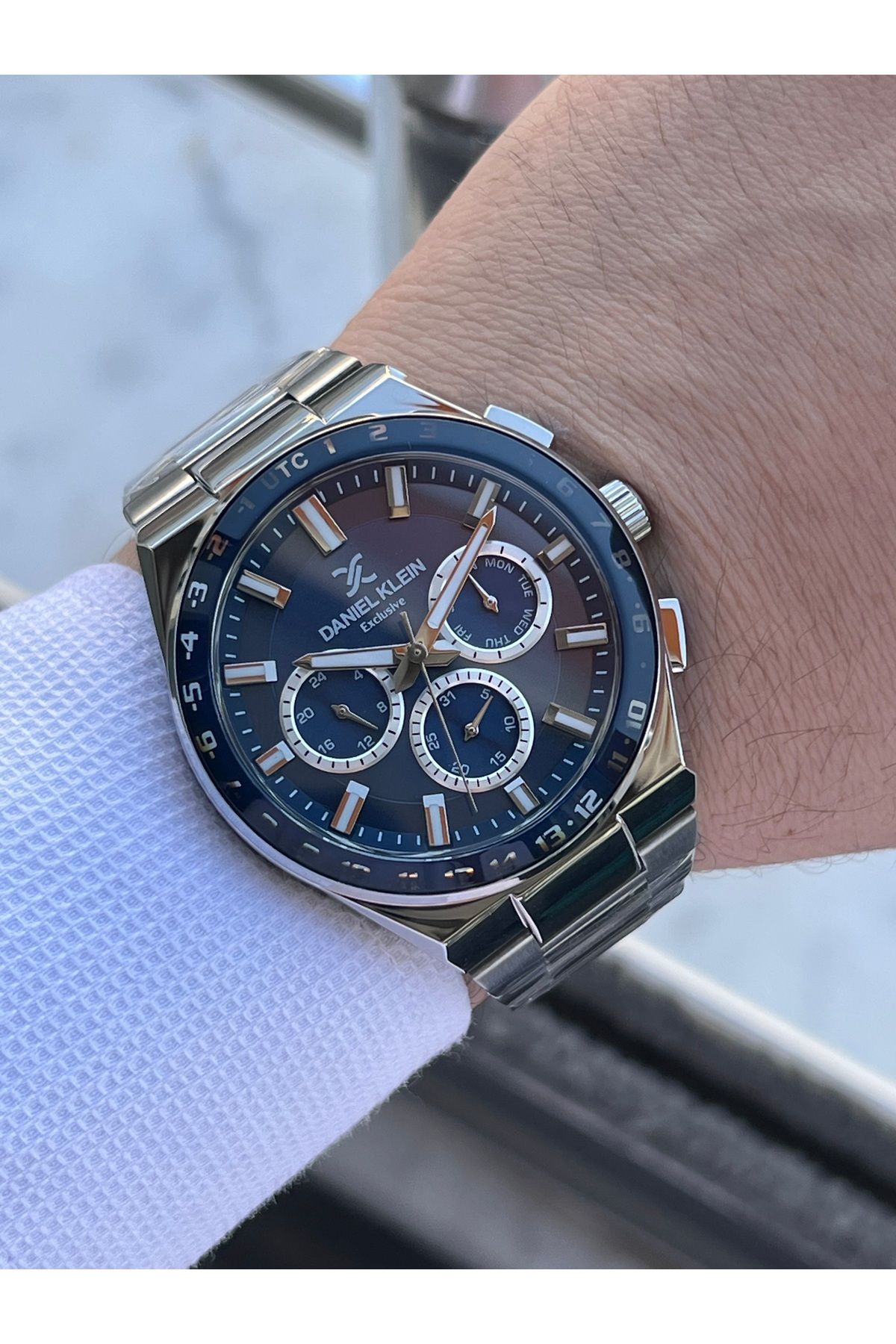 Daniel Klein Özel Deri Kutulu Çelik Kordon Iç Fonksiyonları Aktif 3 Atm Suya Dayanıklı Erkek Kol Saati - Görsel 4