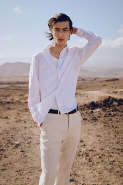 H&M Keten Karışımlı Gömlek Regular Fit