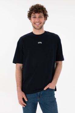 U.S. Polo Assn. Erkek Comfort Fit Bisiklet Yaka Lacivert Tişört 50306017-VR033