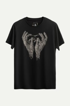 KAFT Unisex Regular Fit Tasarım T-Shirt - Mano Unus