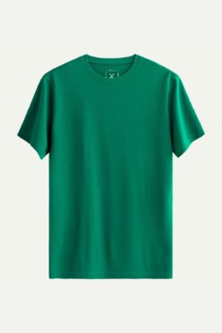 KAFT Unisex Regular Fit Basic T-Shirt - Forest Shade