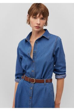 Mavi Lacivert Denim Gömlek Regular Fit / Normal Kesim 1210959-85481