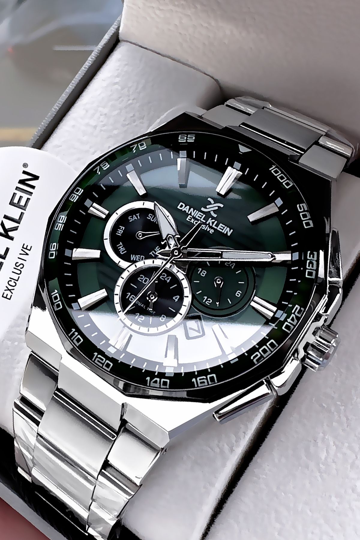 Daniel Klein Erkek Kol Saati Gümüş Renk Çelik Kordon Bileklik Hediyeli Dke2049c2