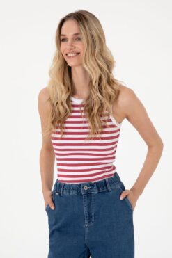 U.S. Polo Assn. Kadın Beyaz Tişört 50305900-VR013