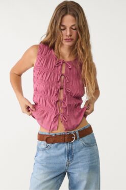 Stradivarius Büzgülü Bağcıklı Top