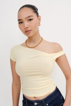 Addax Kayık Yaka Basic T-shirt P1785