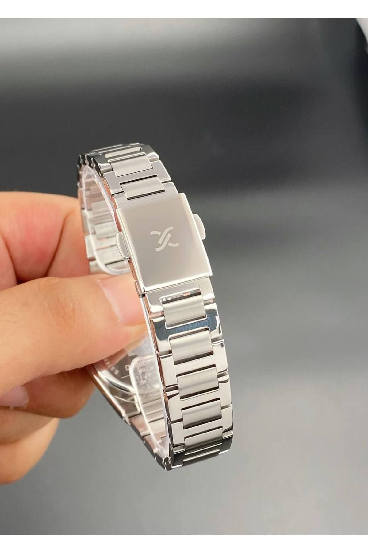 Daniel Klein Kadın Kol Saati Çelik kordon 3 ATM Su Geçirmez Gümüş Turkuaz Renk - Görsel 2