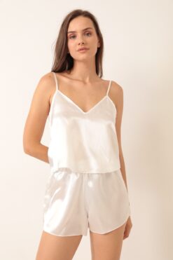 love secret Saten Şortlu Takım Şık Gecelik