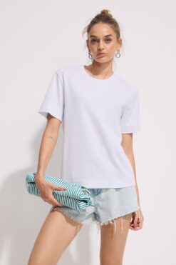BABOKAH Premium Pamuk Basic Tshirt
