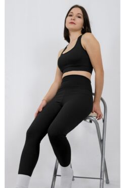 TASTORE Fitilli Tayt Crop Büstiyer Takım - Tayt Crop Takım - Fitilli Takım - Fitilli Tayt - Crop - Tayt