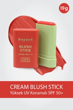 Royues Nemlendiricili Stick Krem Allık Yumuşak Ve Nemlendirici Formül Yüksek Pigmentasyon