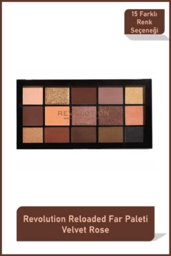 Revolution Marka: Reloaded Far Paleti Velvet Rose