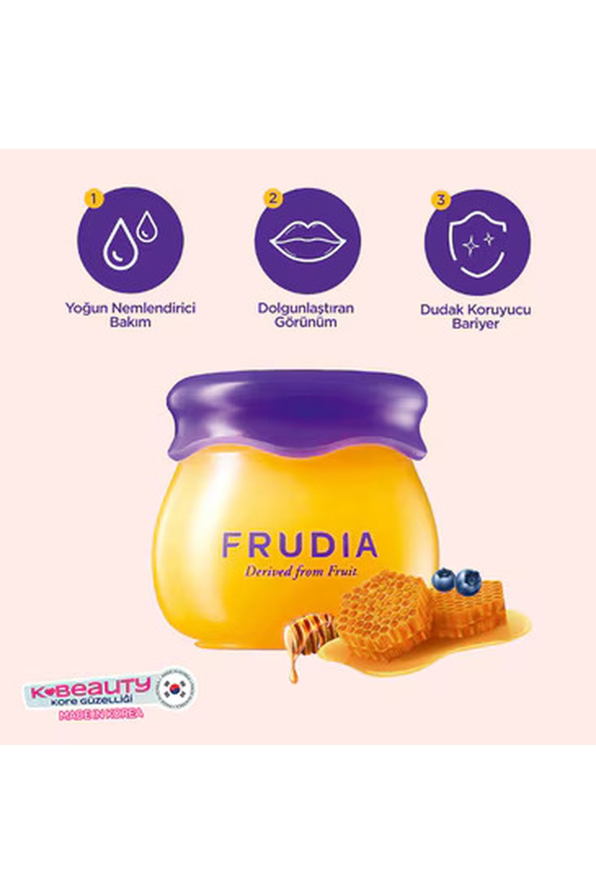 FRUDIA Blueberry Nemlendirici Dudak Balmı 10g
