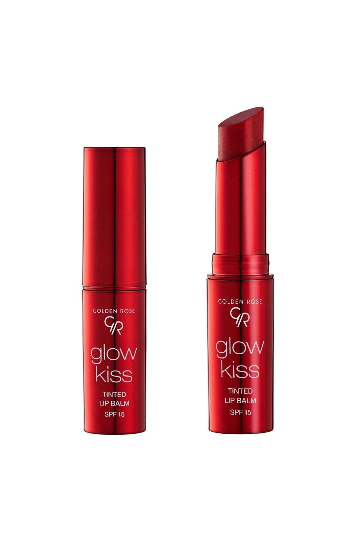 Golden Rose Glow Kiss Tinted Shea Yağı,Hyaluronik Asit Ve Vitamin E İçeren Renkli Dudak Balmı - 05 Cherry Juice - Görsel 2