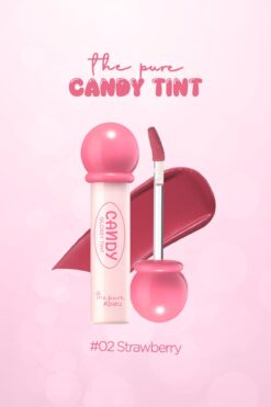 Missha Uzun Süre Kalıcı, Parlak Bitişli, Su Bazlı Tint A'pıeu The Pure Candy Tint (NO.02 STRAWBERRY)