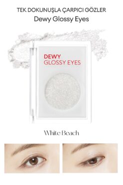 Missha Nemli Bitiş Ve Işıltılı Görünüm Sunan Göz Farı M Dewy Glossy Eyes (WHİTE BEACH)