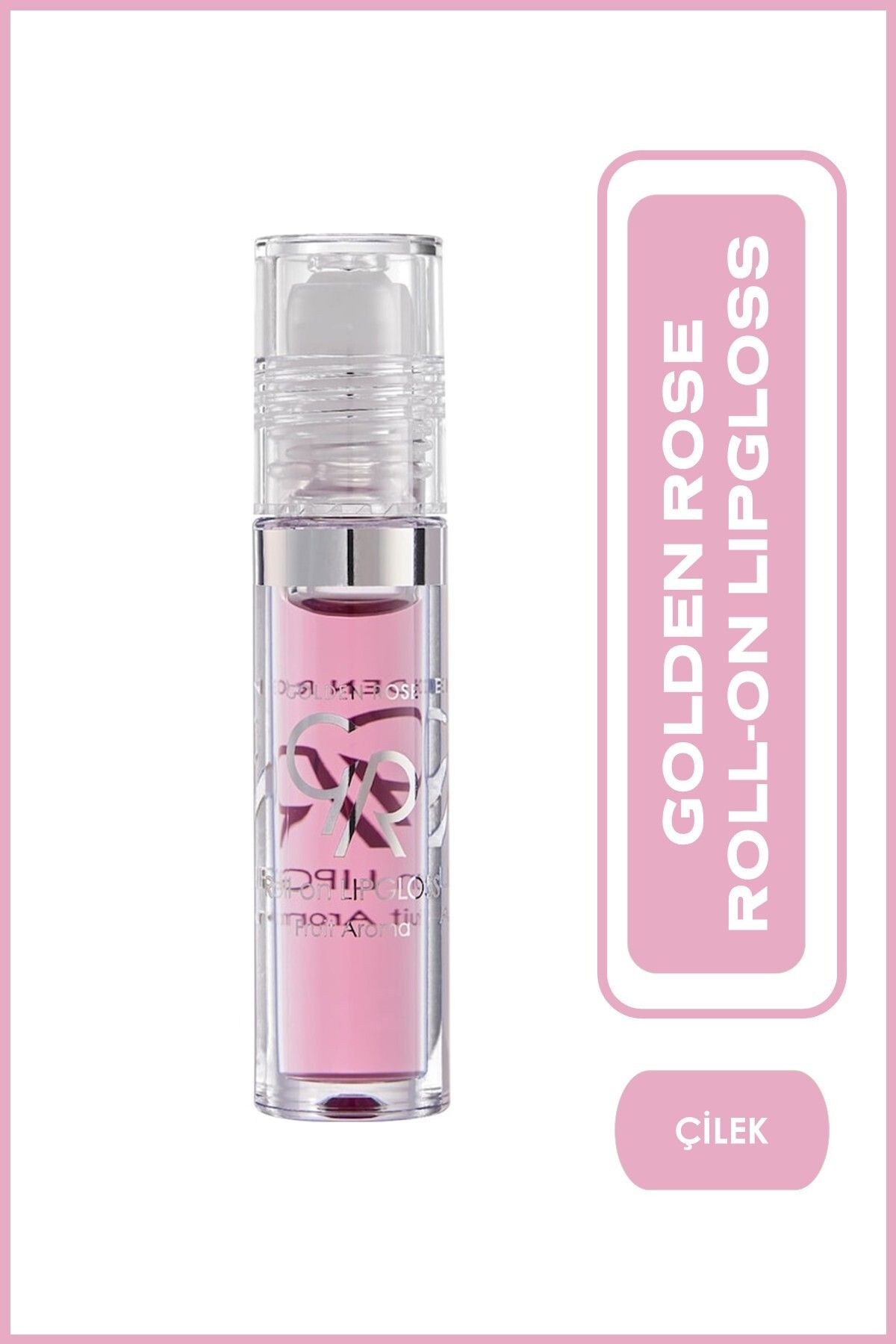 Golden Rose Roll On Lipgloss No:01 Strawberry - Meyveli Dudak Parlatıcısı