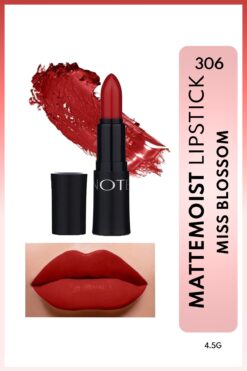 NOTE Mattemoist Lipstick Mat Bitişli Ruj 306 Miss Blossom - Kırmızı