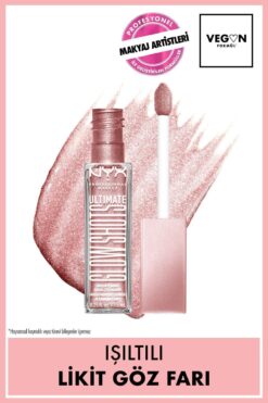 NYX Professional Makeup Ultimate Glow Shots Işıltılı Likit Göz Farı - 04 Grapefruit Glow
