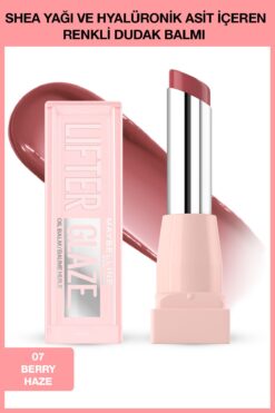 Maybelline New York Lifter Glaze Shea Yağı ve Hyalüronik Asit İçeren Renkli Dudak Balmı - 07 Berry Haze