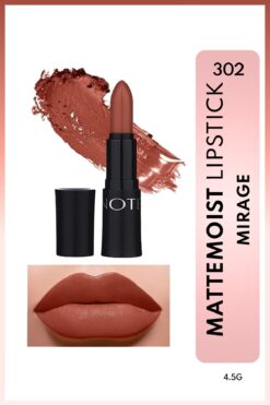 NOTE Mattemoist Lipstick Mat Bitişli Ruj 302 Mirage - Koyu Nude