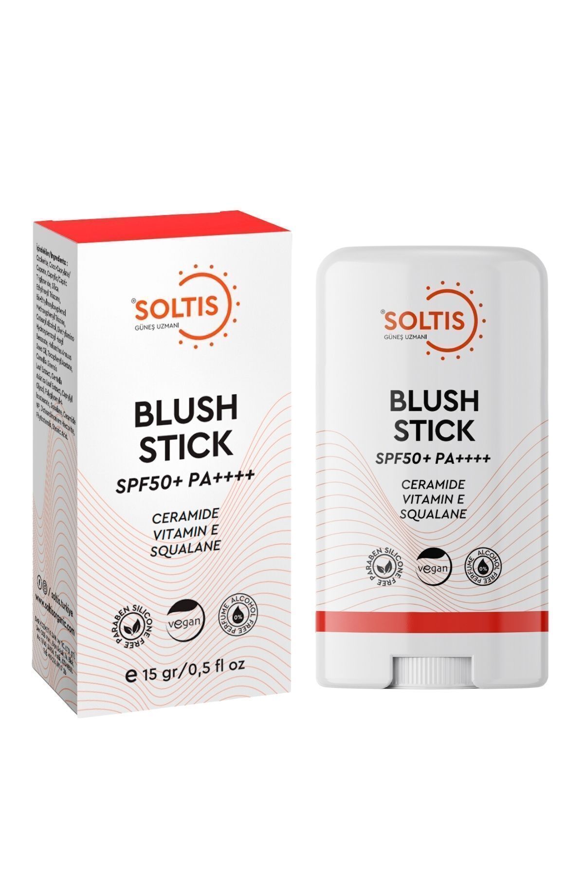 Soltis Nemlendirici Stick Allık Spf50 01, 15 gr - Görsel 2