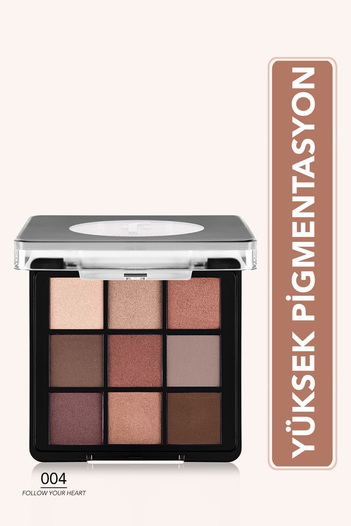 Flormar Mat & Işıltılı Kremsi Far Paleti - Eye Shadow Palette - 004 Follow Your Heart- 8682536048460