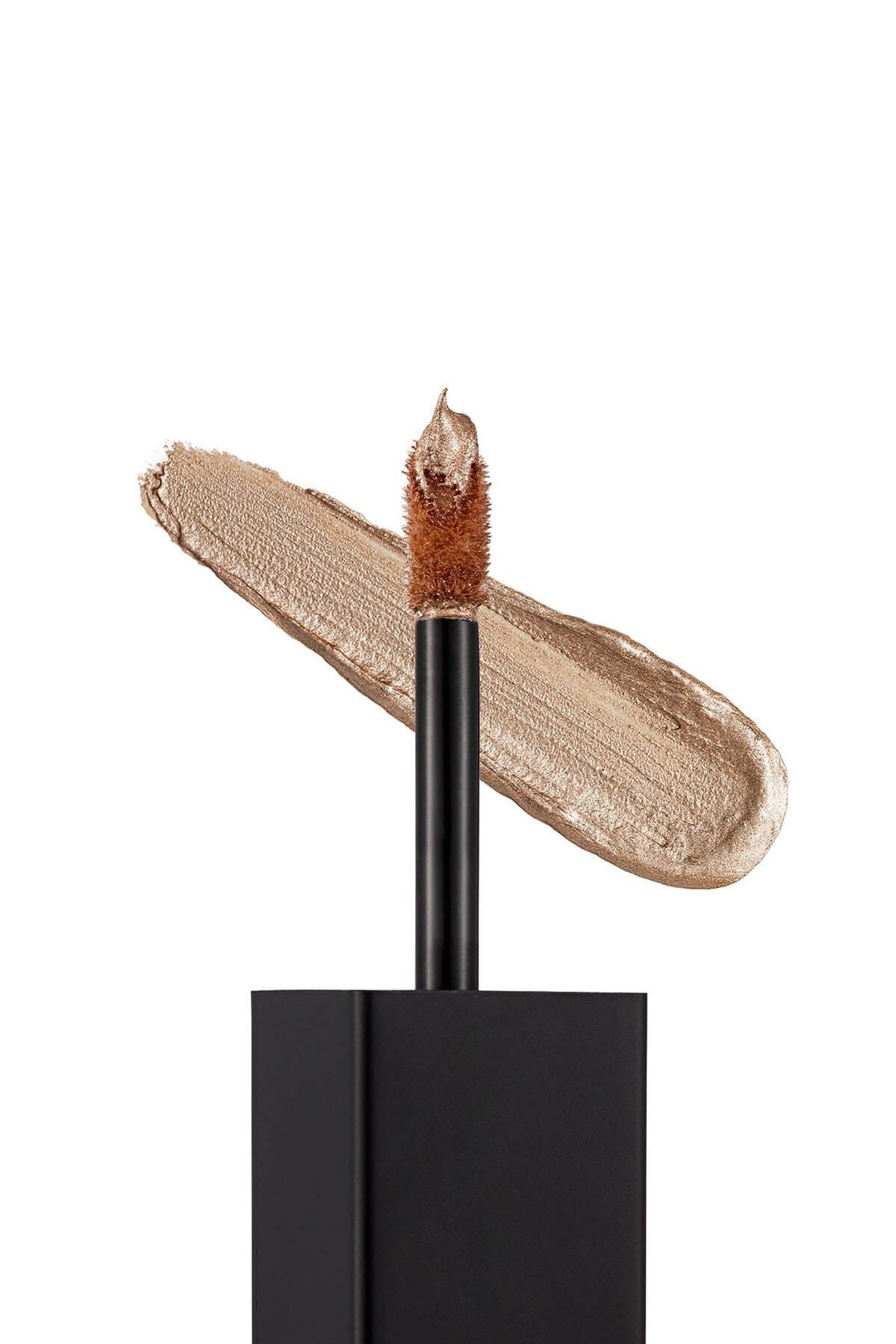 Flormar Metalik Likit Göz Farı (ALTIN) - Shimmer & Shine Liquid Shadow - 001 Cashmere Gold - 8682536002592 - Görsel 2