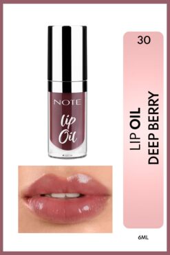 NOTE Lip Oil Nemlendirici ve Parlatıcı Dudak Bakım Yağı - 30 Deep Berry - Mor
