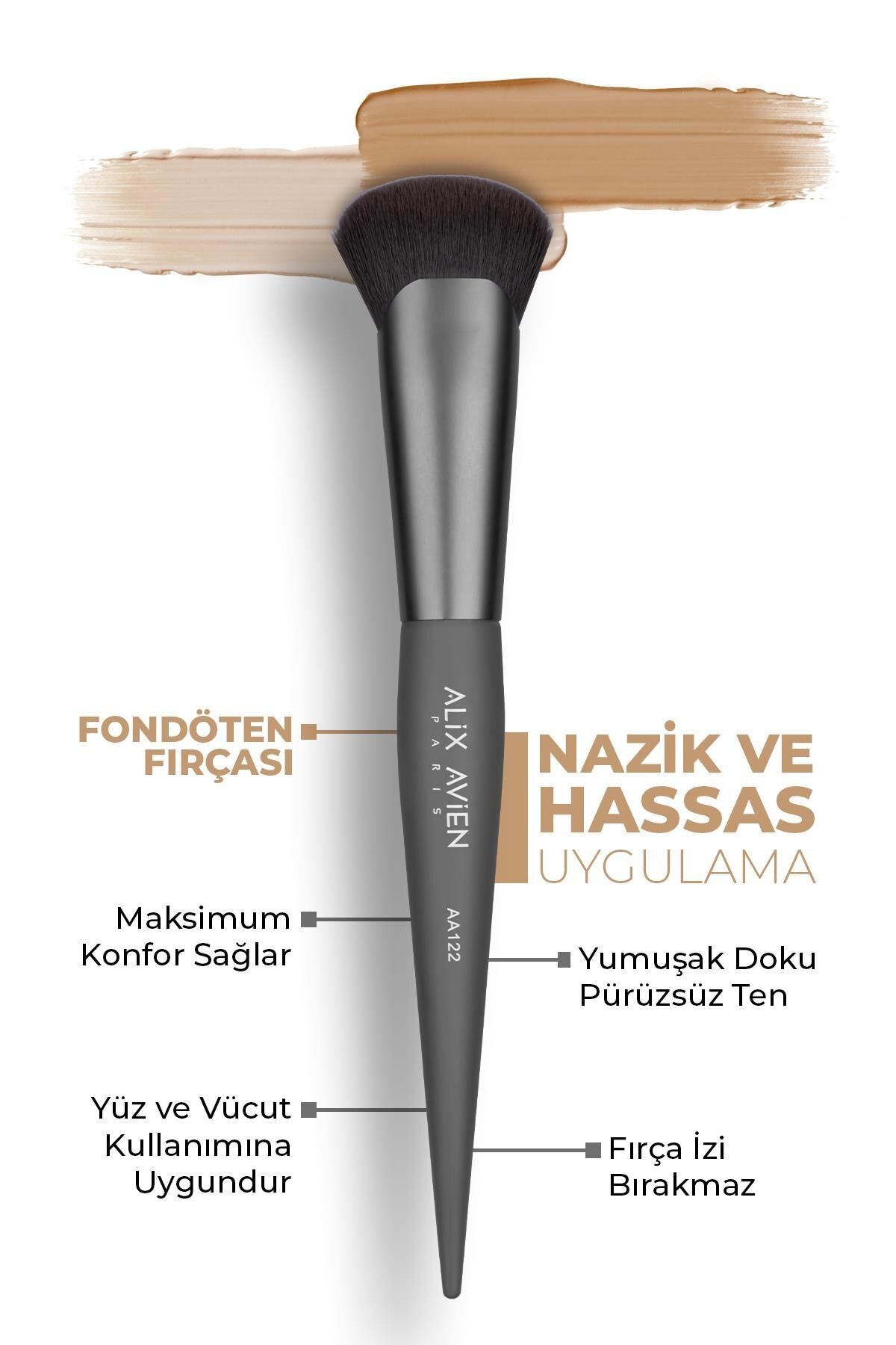Alix Avien Fondöten Fırçası - Foundation Brush