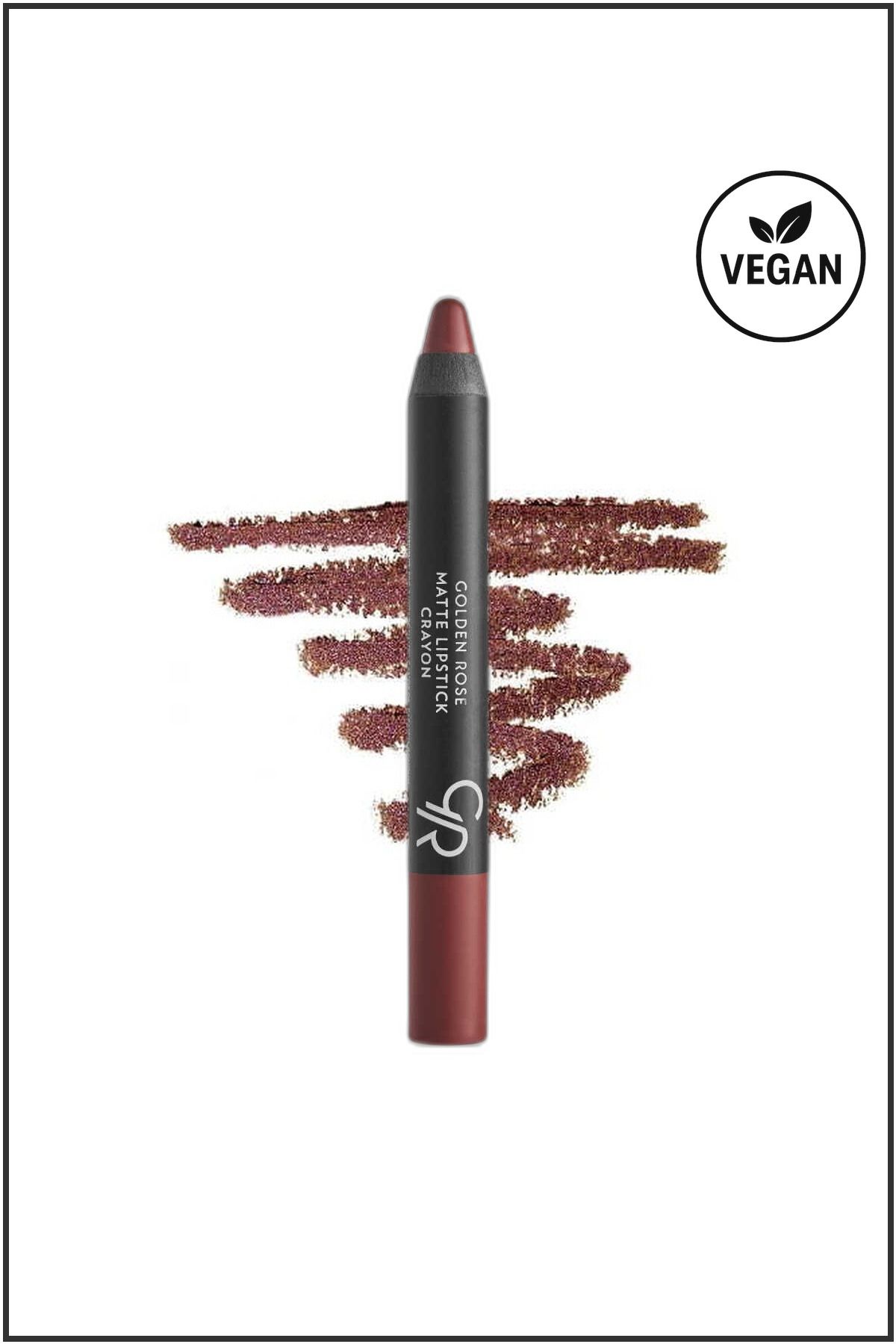 Golden Rose Matte Lipstick Crayon No: 21 Toffee - Mat Kalem Ruj - Görsel 2