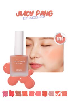 Missha Meyve Kokulu, Nemlendirici, Doğal Görünümlü Sıvı Allık A'pıeu Juicy-pang Water Blusher (OR01)