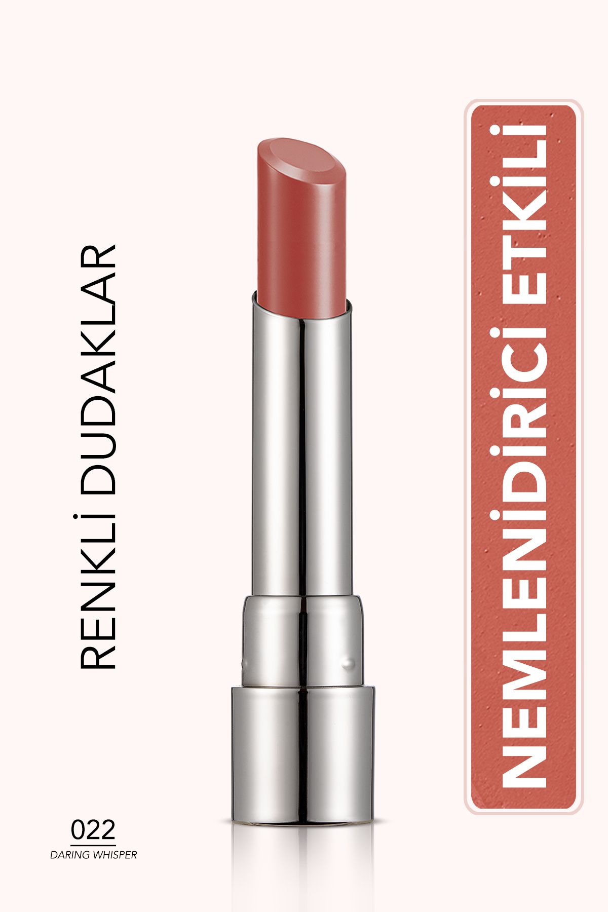 Flormar Nemlendirici Parlak Ruj- Sheer Up Lipstick - 022 Daring Whisper - 8682536097949