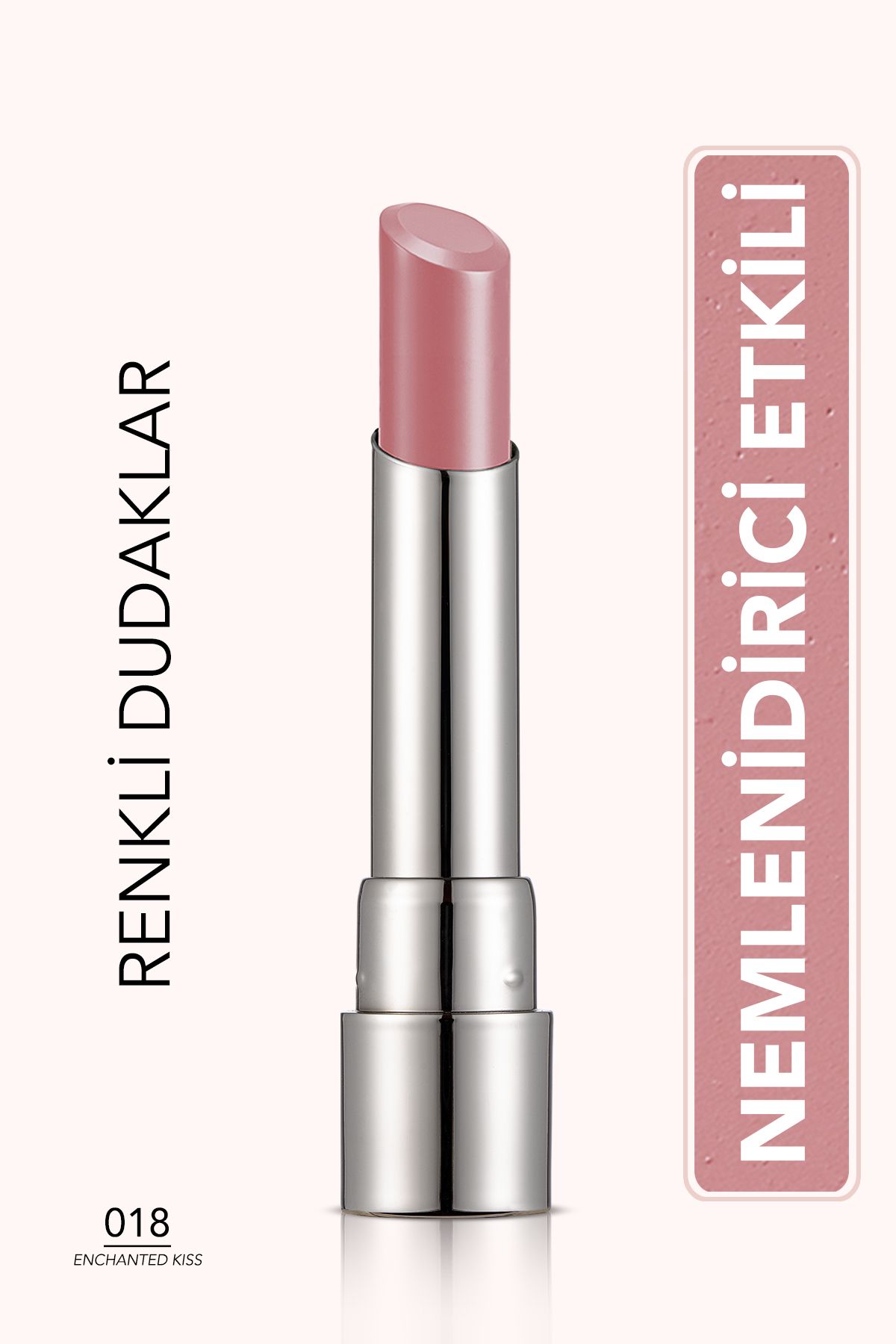 Flormar Nemlendirici Parlak Ruj- Sheer up Lipstick- 018 Enchanted Kiss- 8682536097864