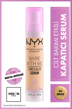 NYX Professional Makeup Bare With Me Kapatıcı Serum 04 Beige Concealer