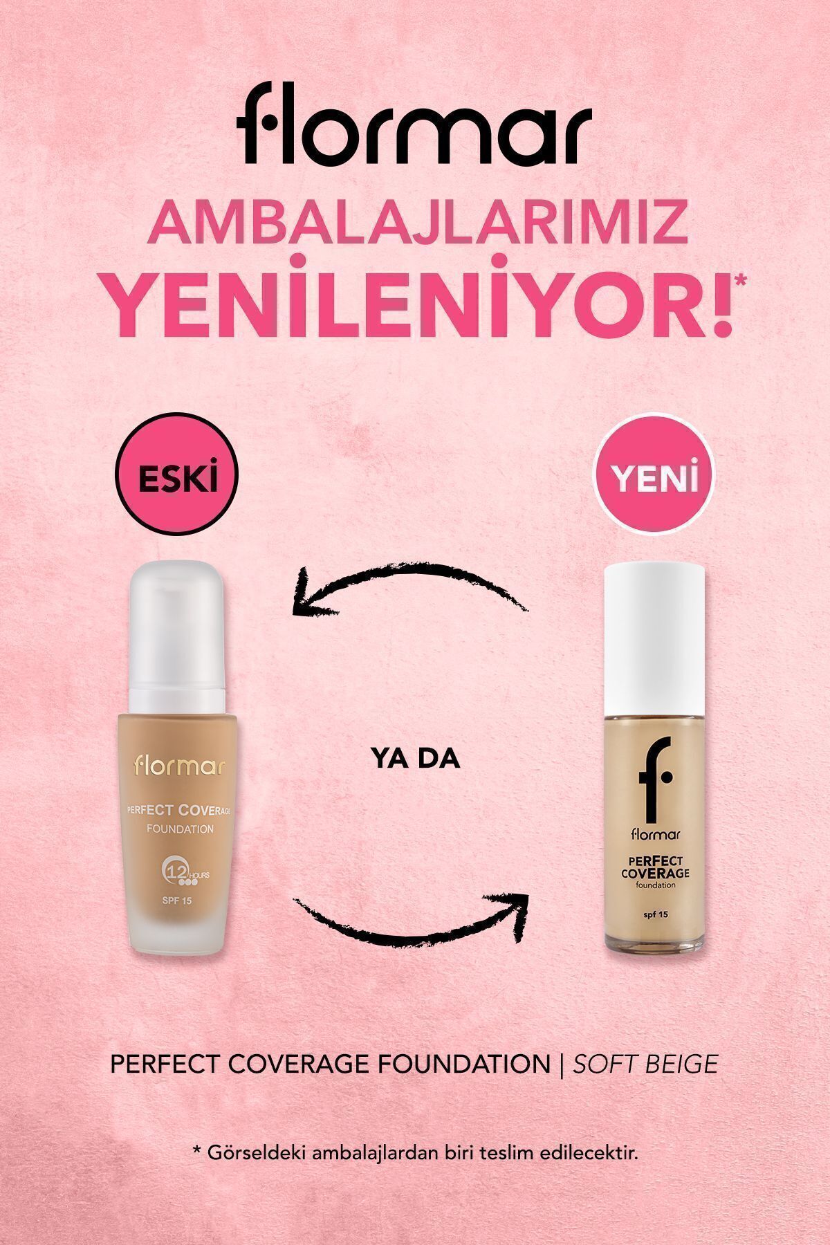 Flormar Perfect Coverage Yoğun Kapatıcı Su Bazlı Fondöten (SARI ALT TON) -102 Soft Beige -8682536058162 - Görsel 2