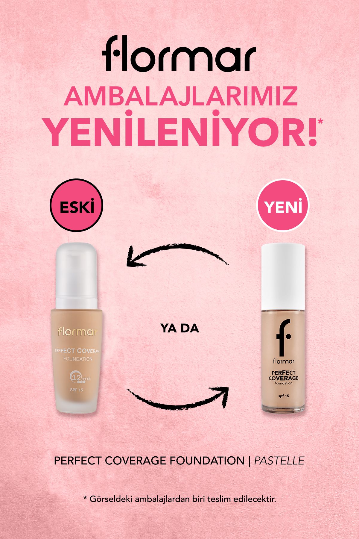 Flormar Perfect Coverage Yüksek Pigmentli & Yarı Parlak Bitişli SPF15 Fondöten - Görsel 2