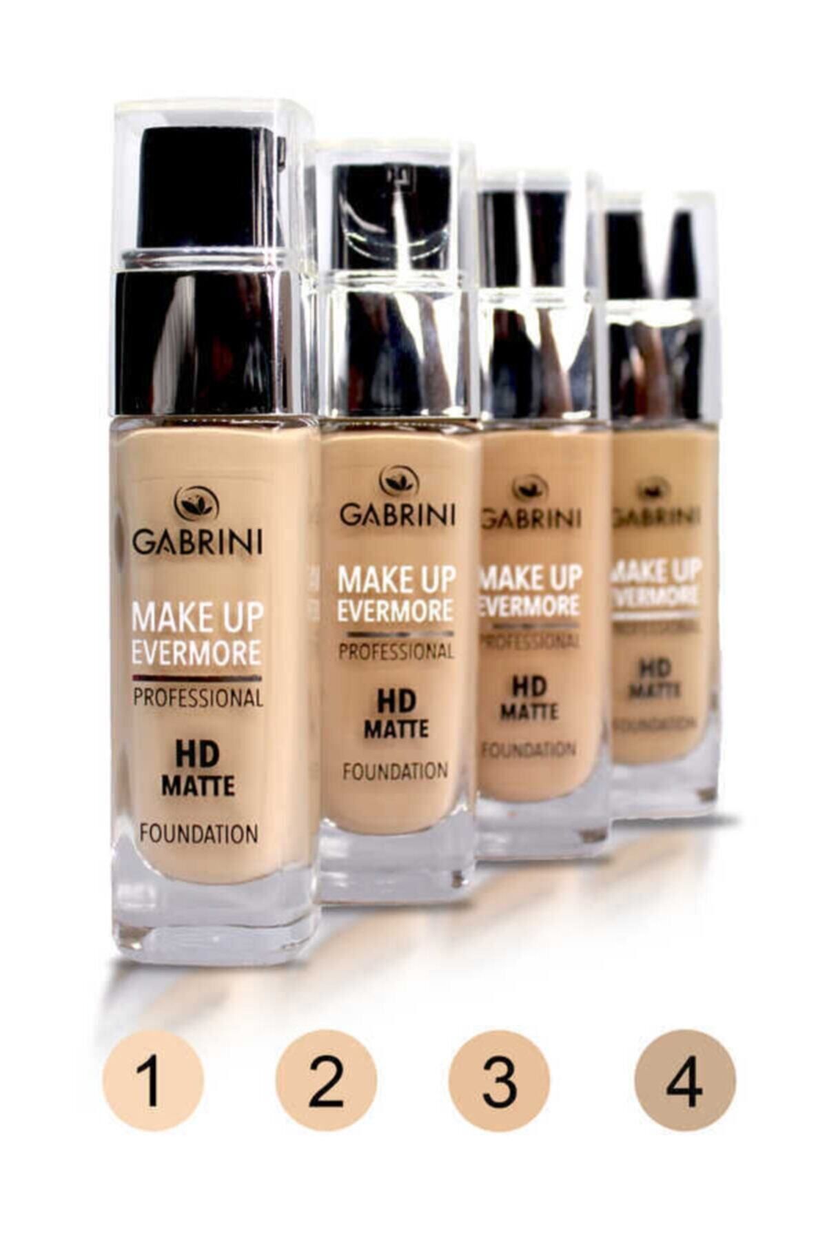 Gabrini Mat Fondöten - Professional Hd Matte Foundation 01 (En Açık Ton)