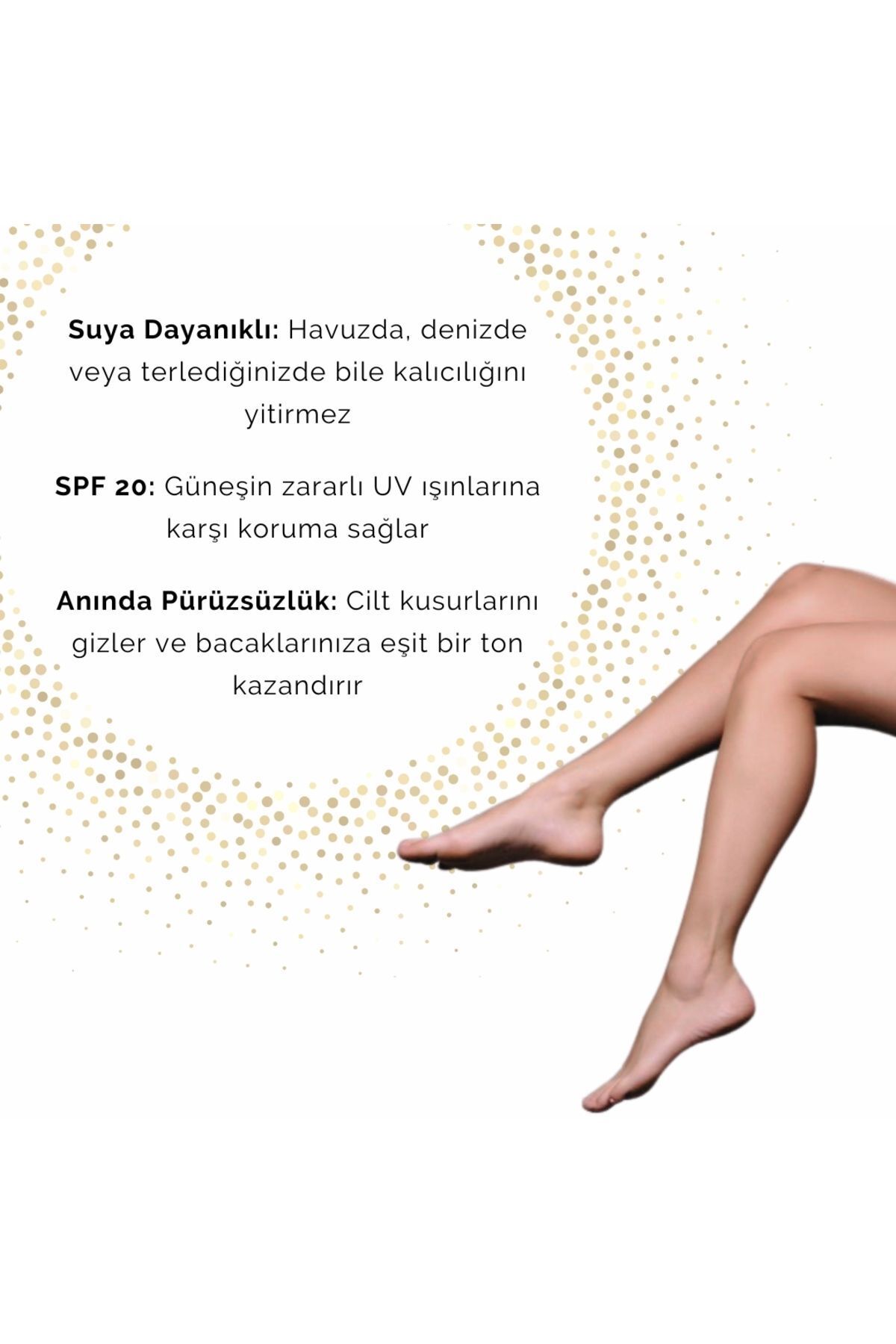 KAJAL Sprey Bacak Fondöteni - Spray On Leg Foundation 75 ml - No: 101 - Görsel 2