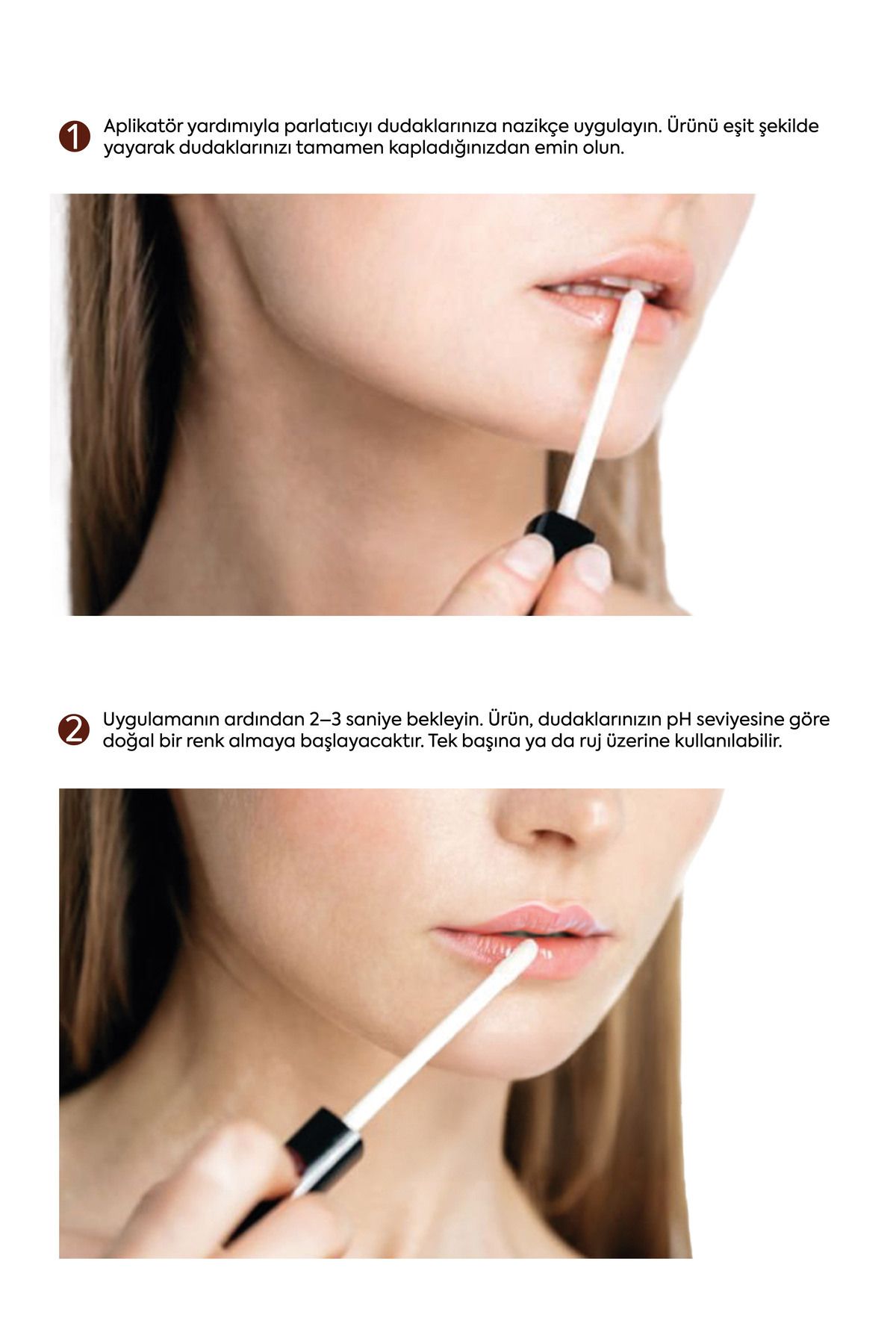 THE FINE ORGANICS GlamorPH pH Değişimli Dudak Parlatıcı & Bakım Yağı, pH Değerine Özel Renk Veren Dudak Bakım Yağı - Görsel 2