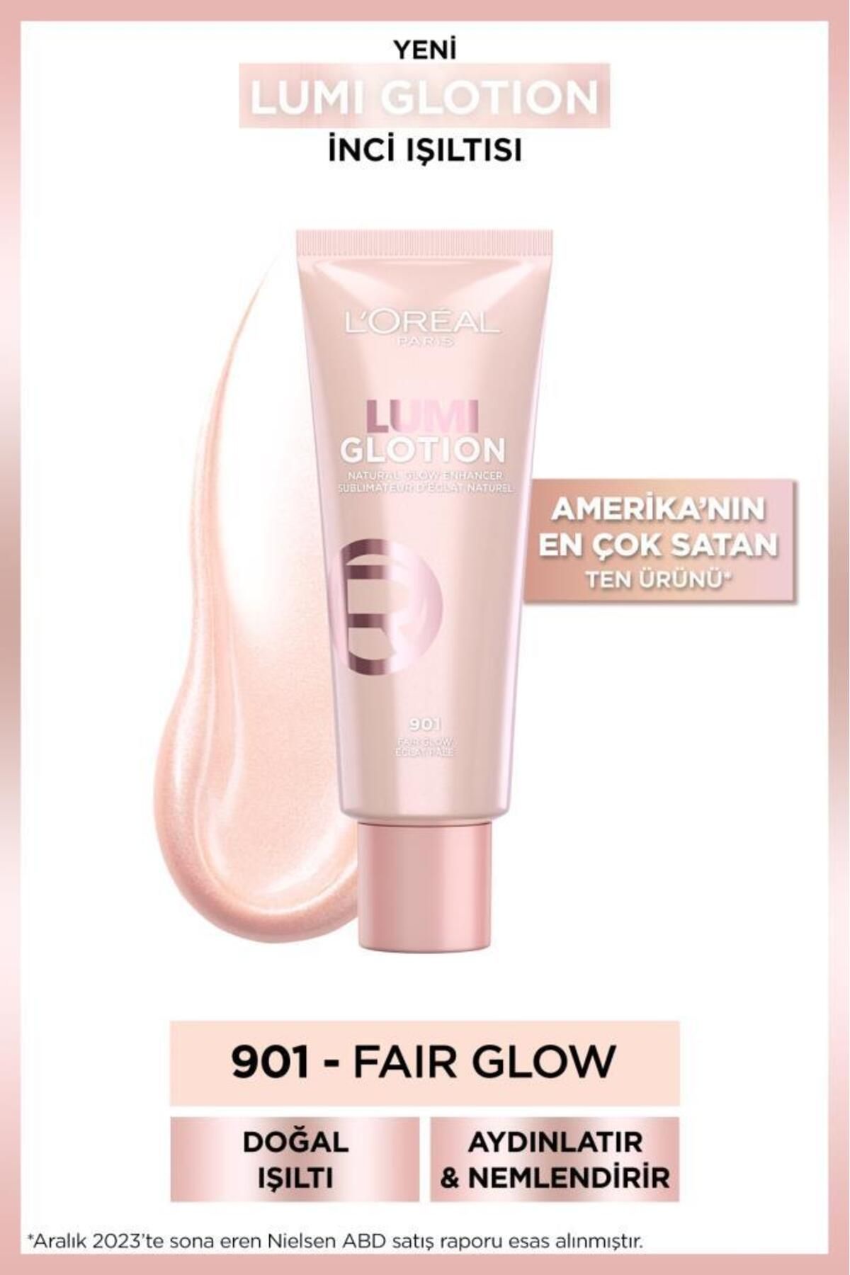 L'Oreal Paris Panorama Maskara & Glotion All-In-One Doğal Işıltı 901 Makyaj Seti - Görsel 2