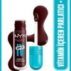 NYX Professional Makeup LIP I.V. Vitamin İçeren Parlatıcı + Tint - 15 Water 'Bout Wine?