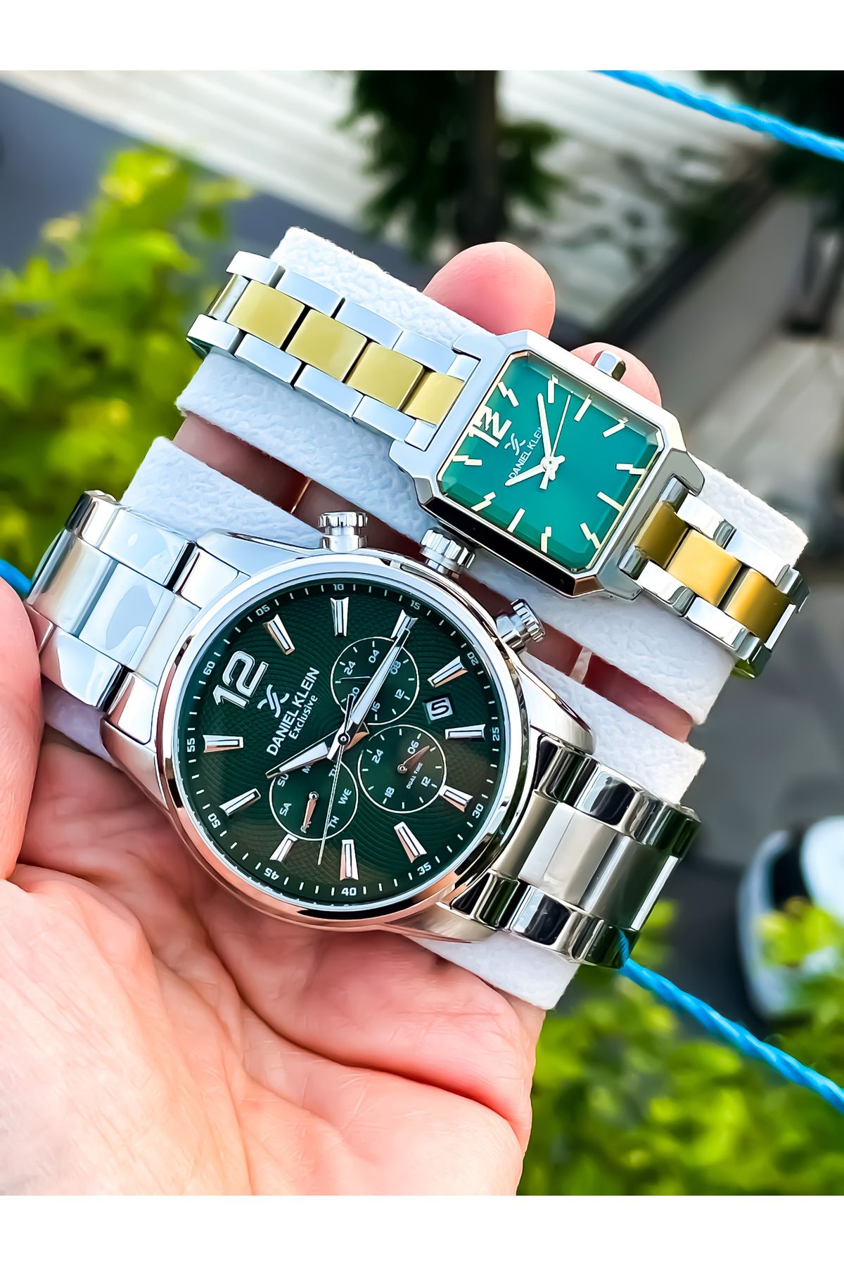 Daniel Klein Kadın Erkek Çelik Kol Saati Çift Saati Sevgili Saati Bay Saat Kombin Saat 2 Yıl Garantili - Görsel 2