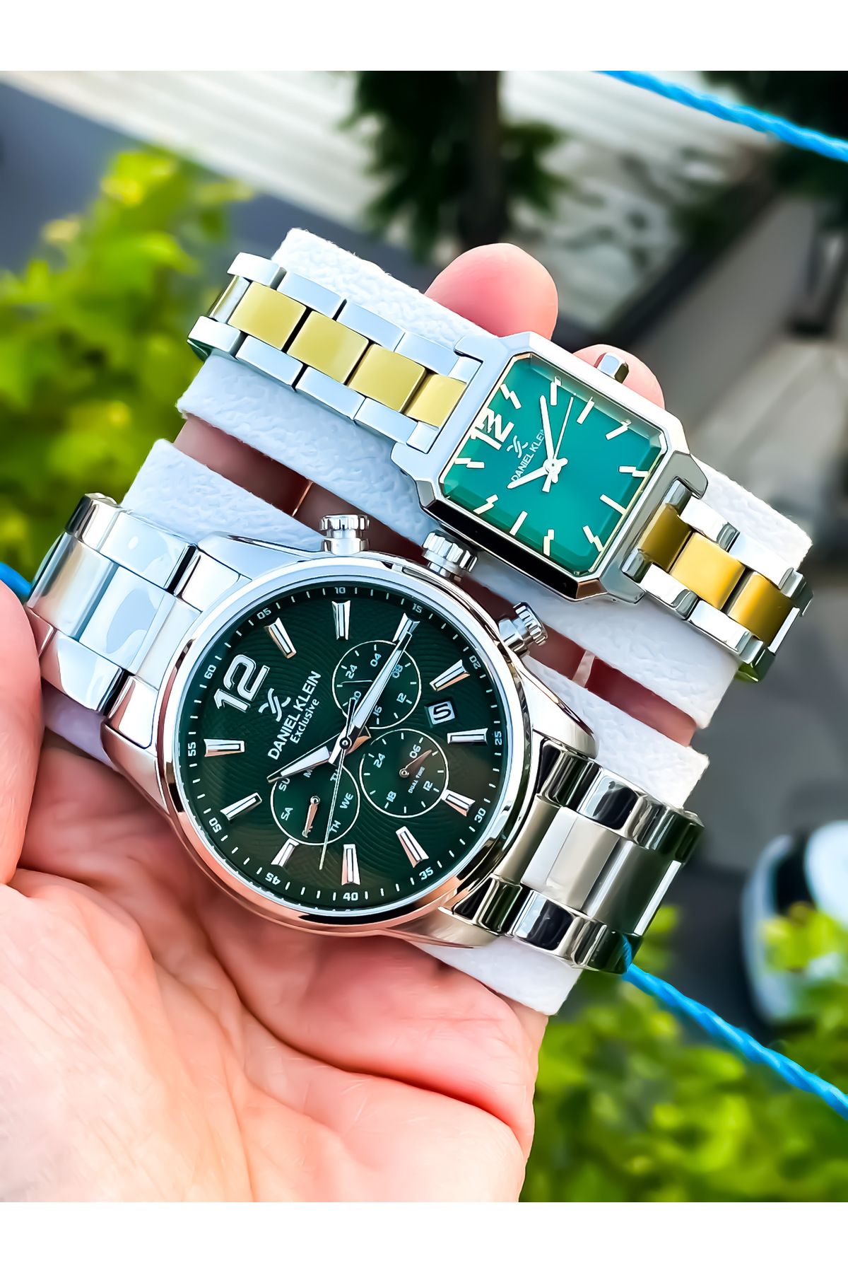 Daniel Klein Kadın Erkek Çelik Kol Saati Çift Saati Sevgili Saati Bay Saat Kombin Saat 2 Yıl Garantili - Görsel 4