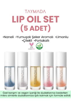 TAYMADA Lip Oil Dudak Bakım Yağı Seti