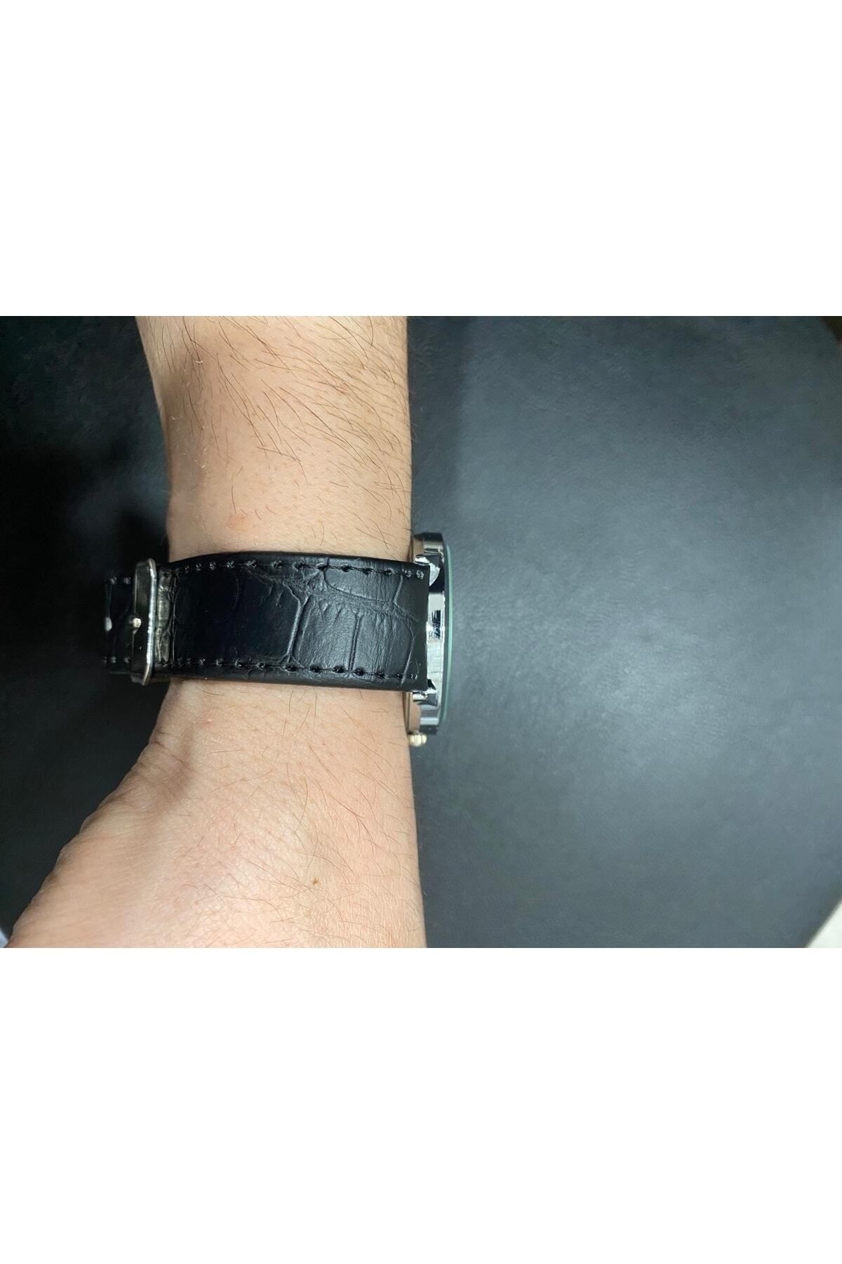 GOLDON Deri Kayışlı Kol Saati - Görsel 4