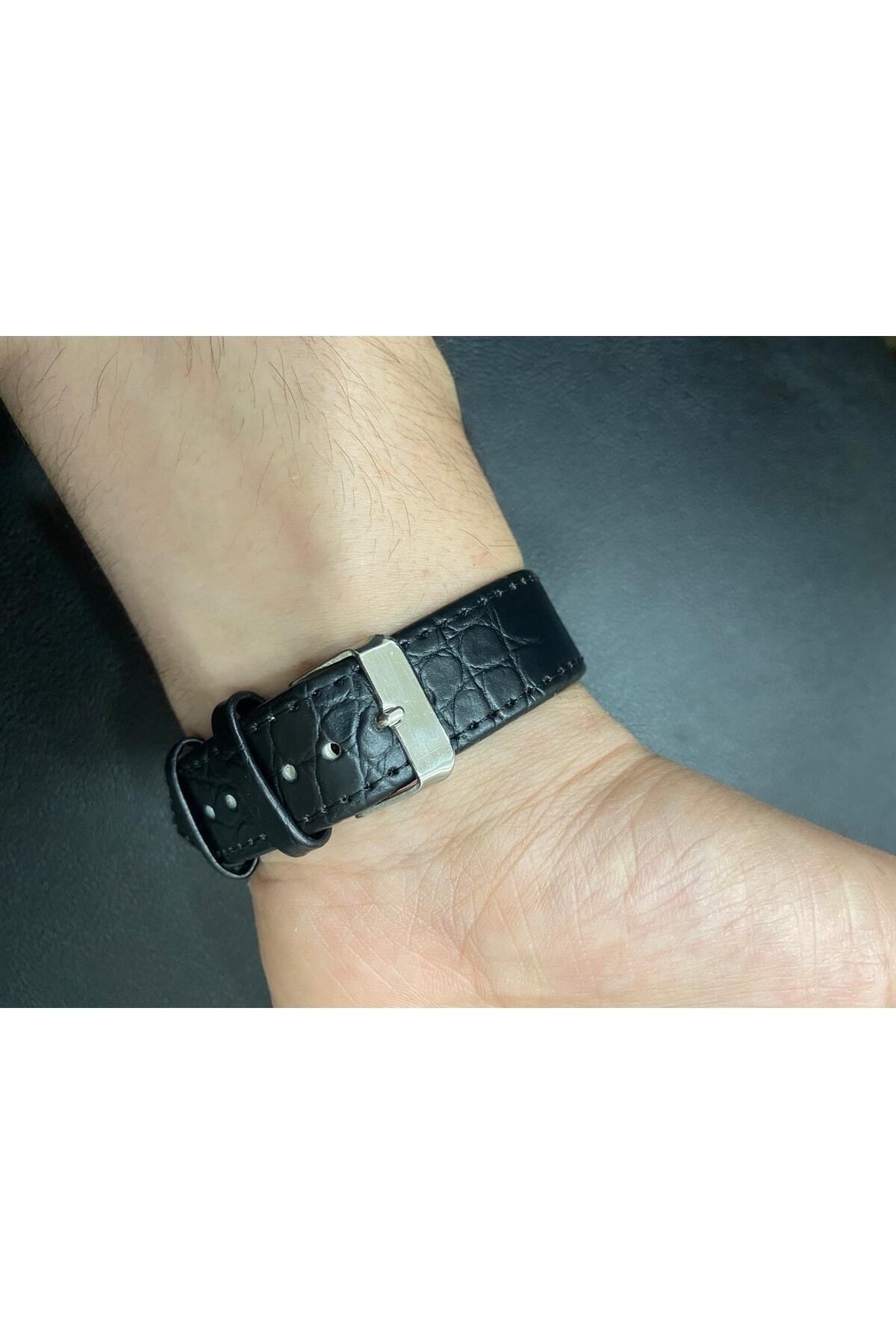 GOLDON Deri Kayışlı Kol Saati - Görsel 5
