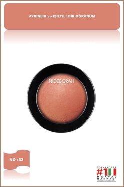 Deborah Milano Hi Tech No: 63 Apricot Şeftali Tonlu Allık