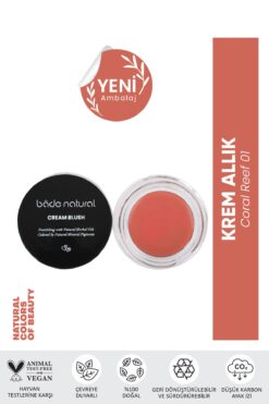 Bade Natural Krem Allık Coral Reef 01 %100 Doğal