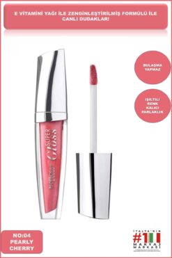 Genel Markalar Milano Pearly Cherry No: 04 Dolgunlaştırıcı Etki Super Gloss